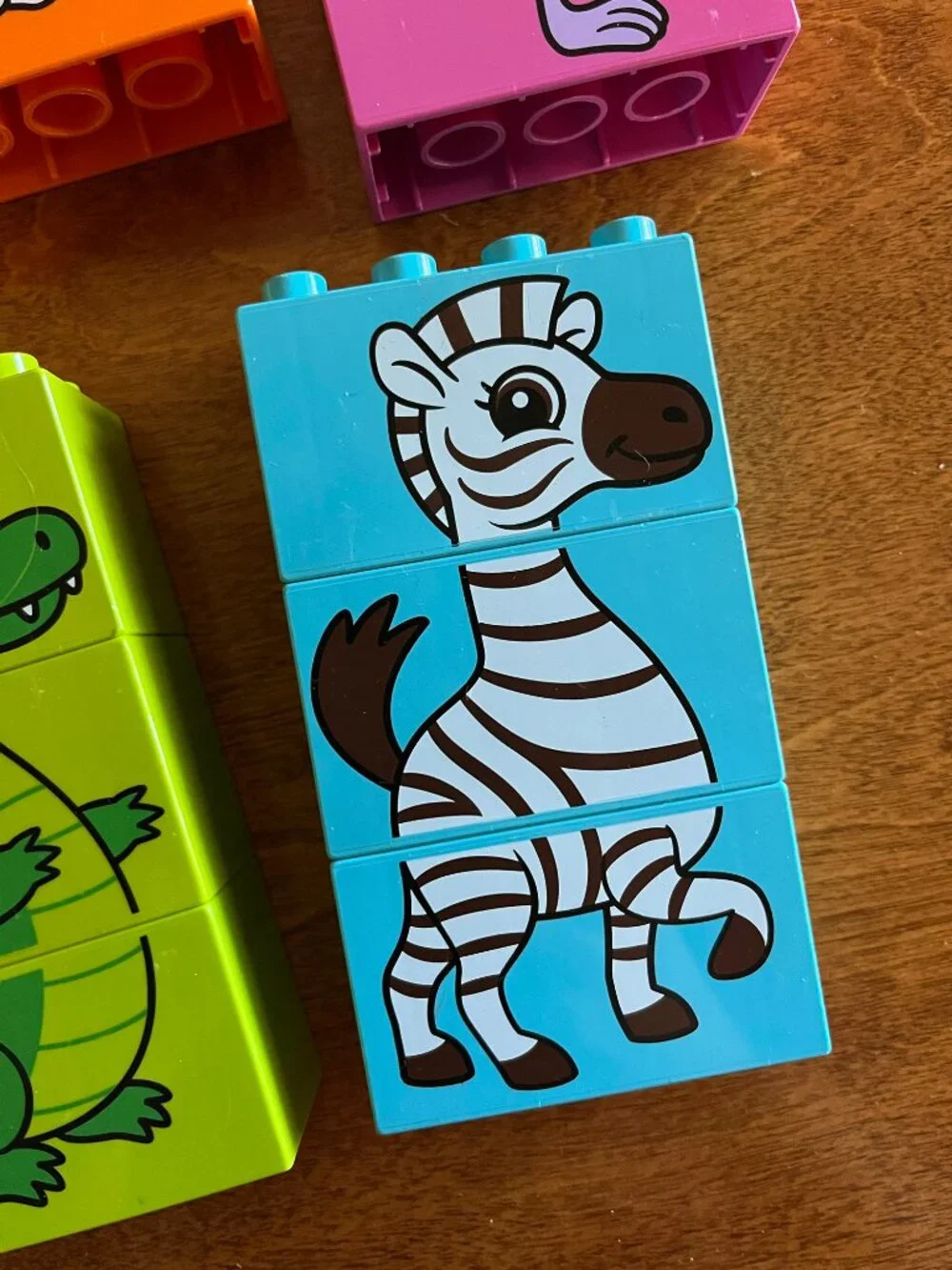 Duplo mix-and-match animal puzzle set